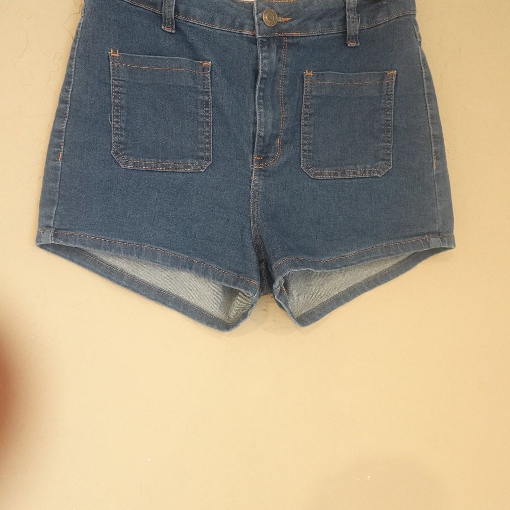 ''PATRICIA FOSTER'' BLUE Jeans Shorts( 42)